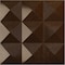 Ekena Millwork 11 7/8in. W x 11 7/8in. H Benson EnduraWall Decorative 3D Wall Panel Covers 0.98 Sq. Ft. WP12X12BEAMB - alternate 1